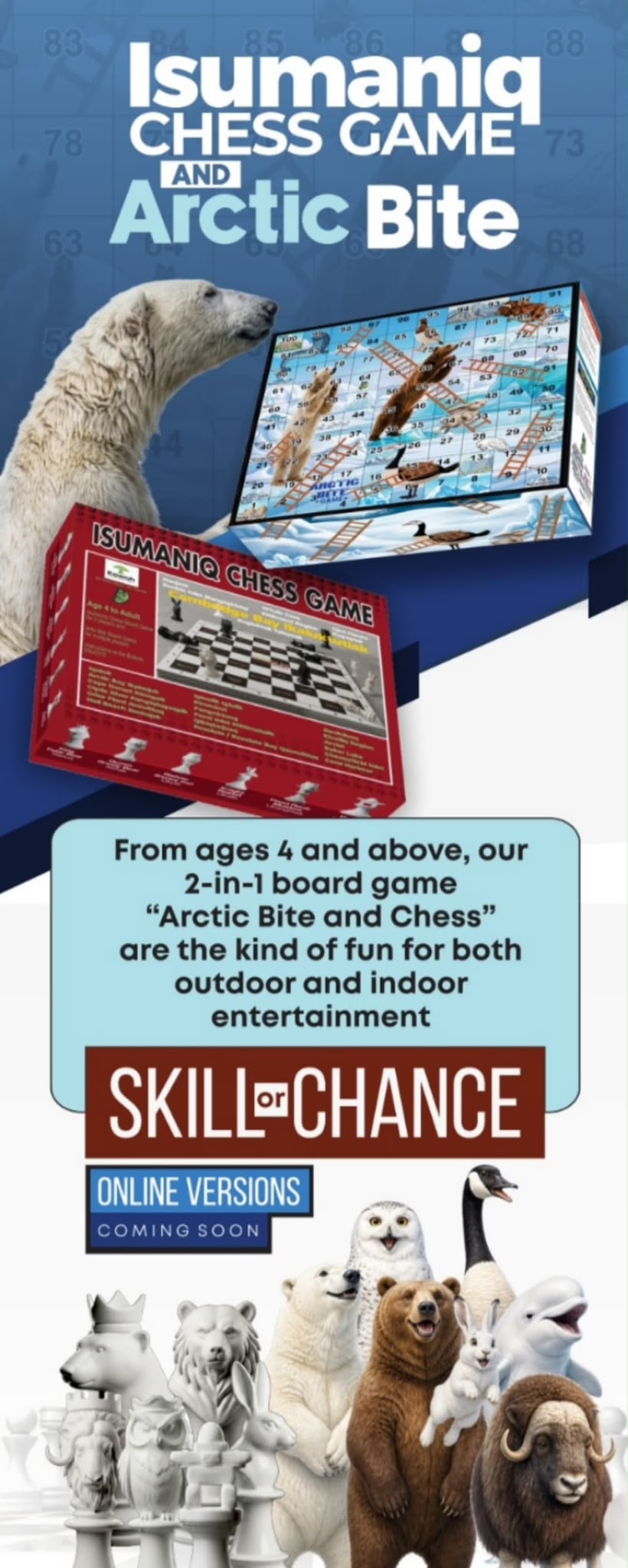 Isumaniq Chess Arctic Bite Banner